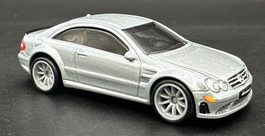 Hot Wheels Boulevard Series #126, 2008 Mercedes-Benz CLK 63 AMG Black Series, NEW/LOOSE, silver