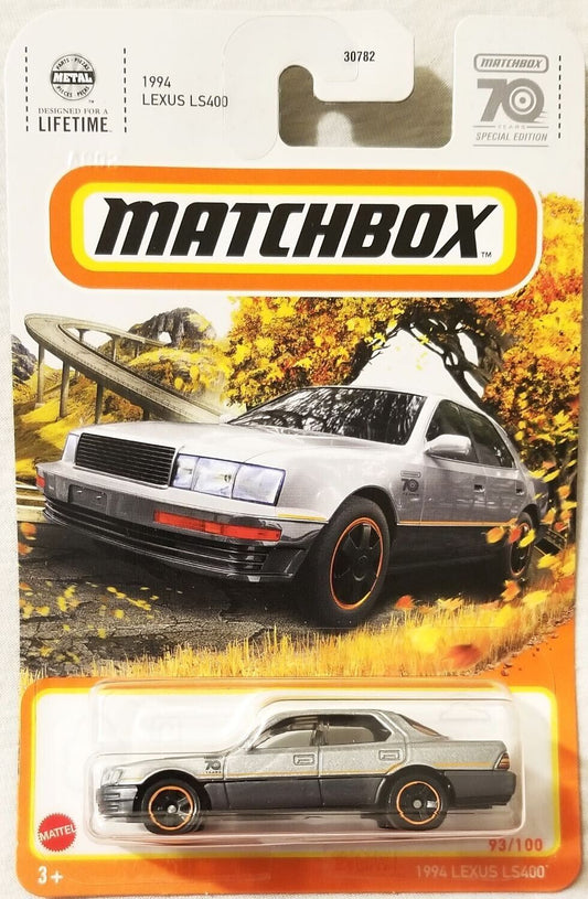 Matchbox 2023 #093/100 1994 Lexus LS400, silver
