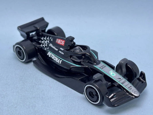 Hot Wheels 2025 #059/250 Mercedes-AMG Petronas Formula 1 Team, NEW/LOOSE, black