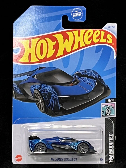 Hot Wheels 2024 #070/250 McLaren Solus GT, blue