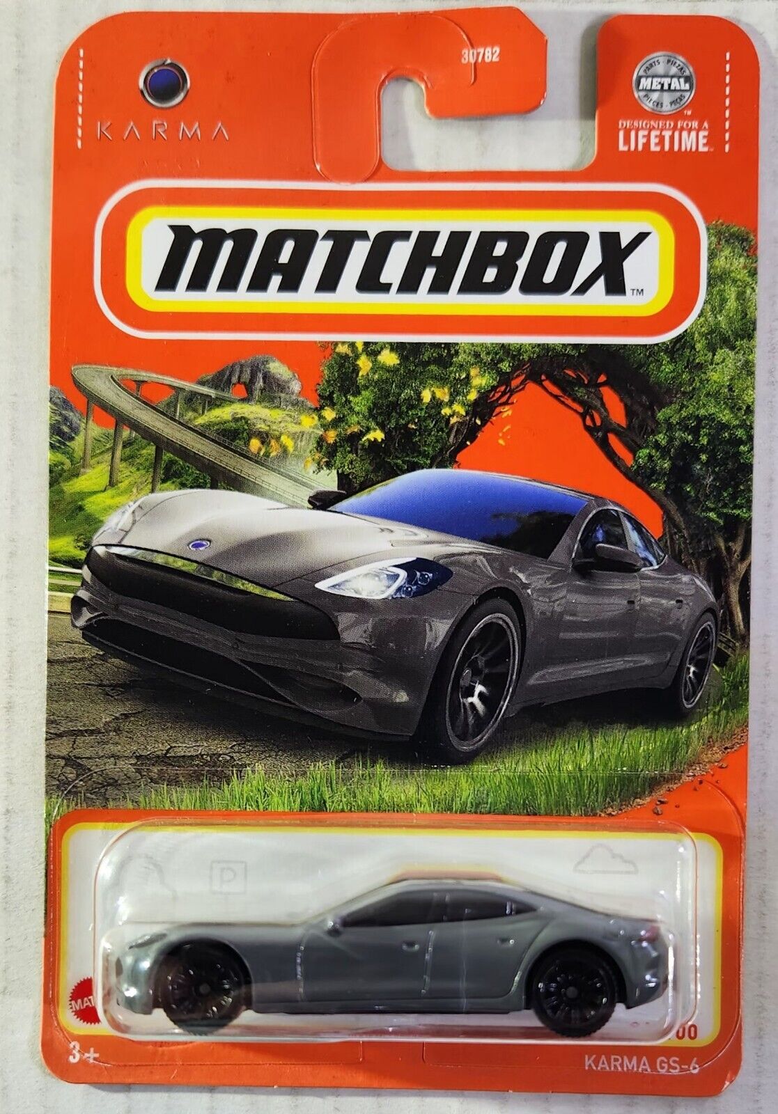 Matchbox 2024 #091/100 Karma GS-6, matte grey – Ignition Diecast