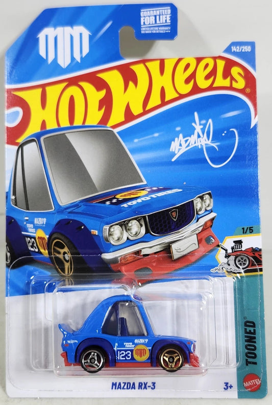 Hot Wheels 2026 #142/250, Mazda RX-3, blue