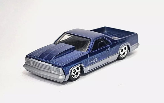 Hot Wheels 2023 #026/250 '80 El Camino, NEW/LOOSE, metalflake navy blue