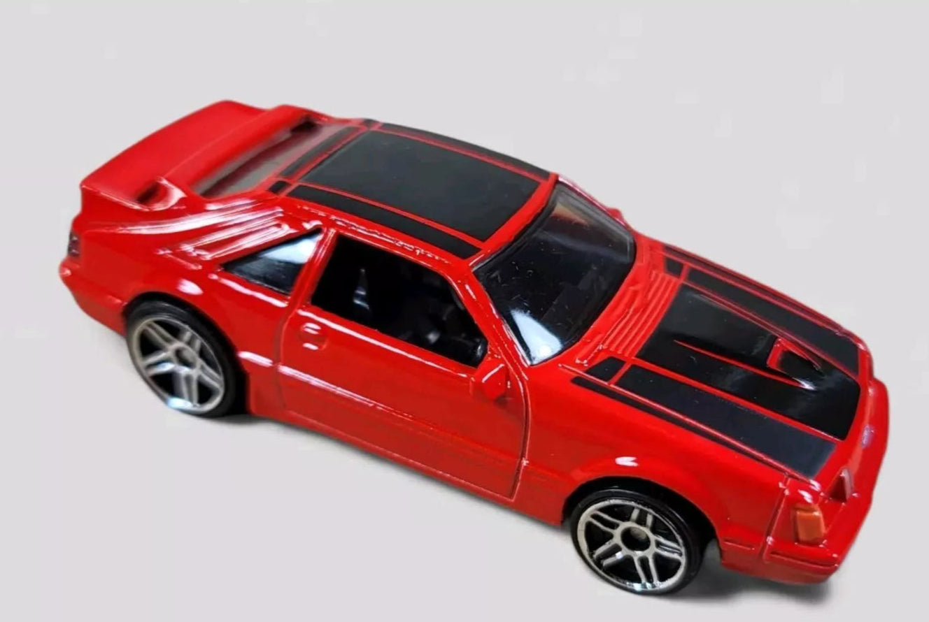 Hot Wheels 2024 #192/250 '84 Mustang SVO, NEW/LOOSE, red