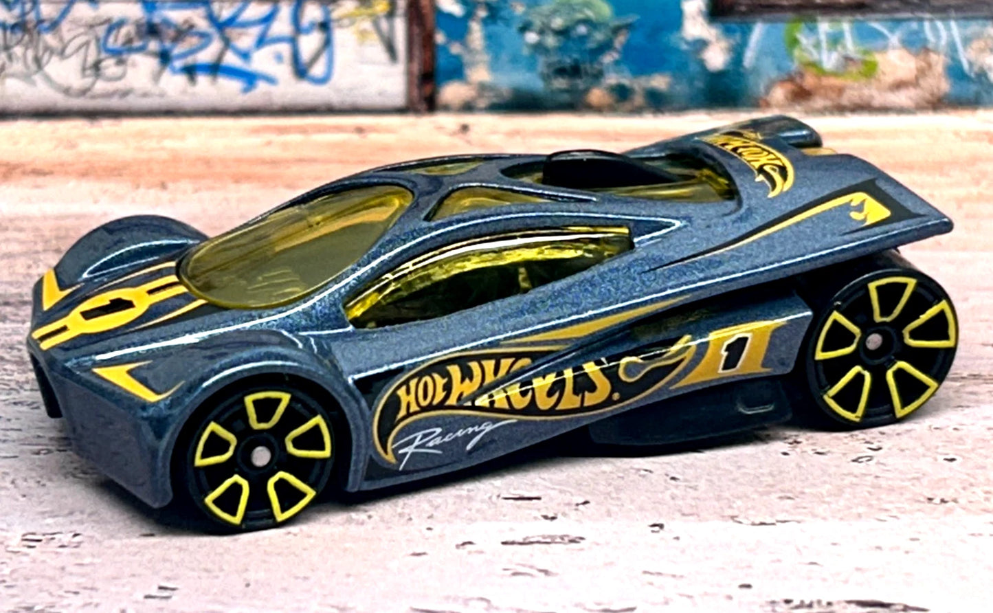 Hot Wheels 2026 Multipack Exclusive, Sling Shot, NEW/LOOSE, metalflake gunmetal blue