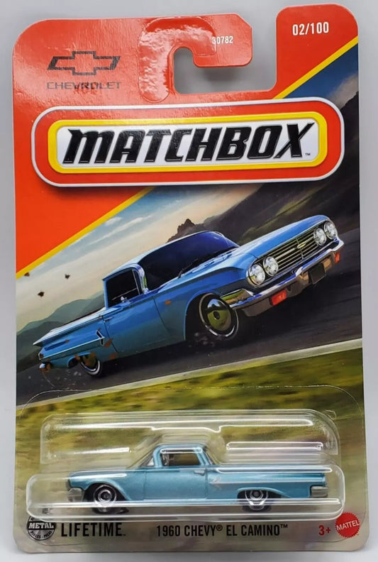 Matchbox 2024 #002/100 1960 Chevy El Camino, light blue
