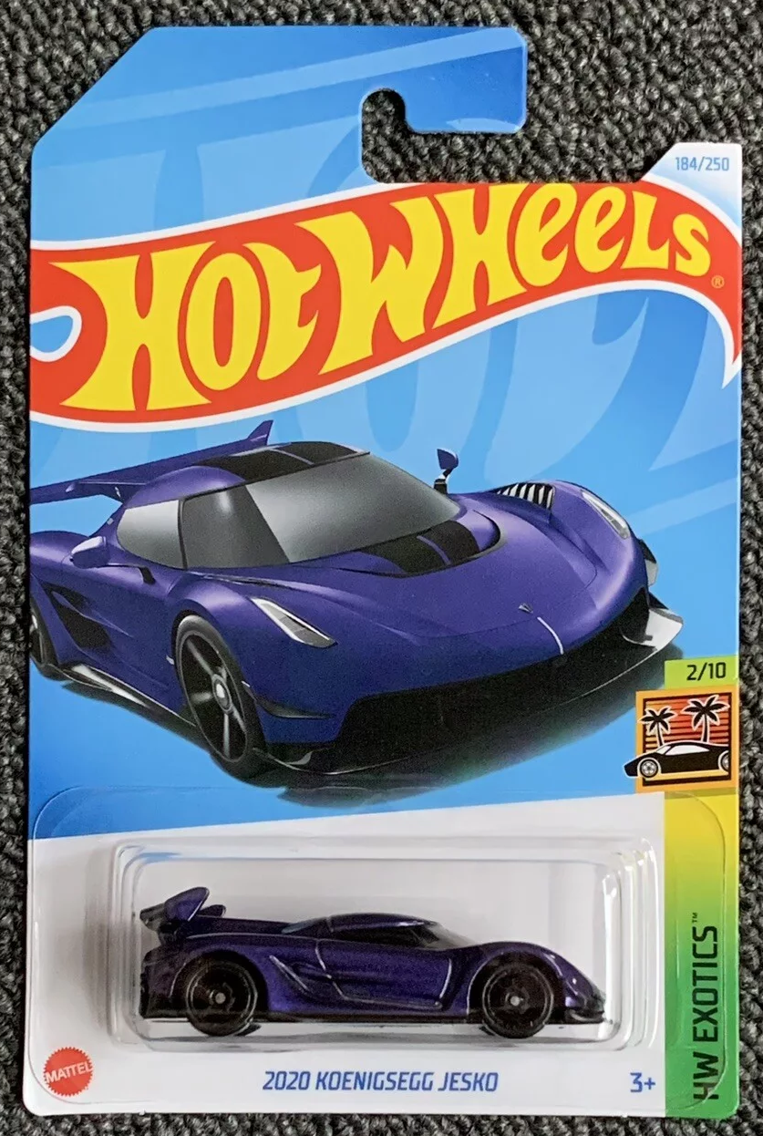 Hot Wheels 2024 #184/250 2020 Koenigsegg Jesko, purple