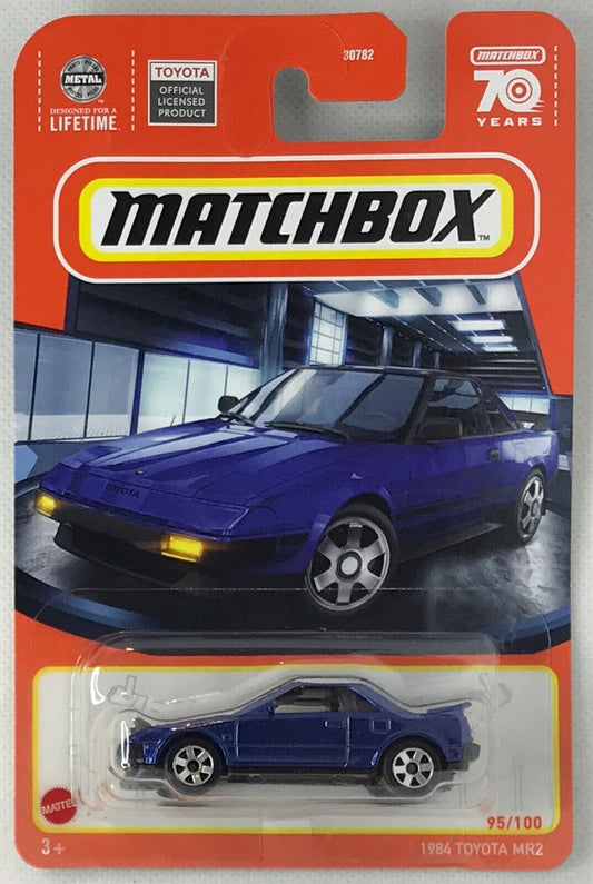 Matchbox 2023 #095/100 1984 Toyota MR2, blue