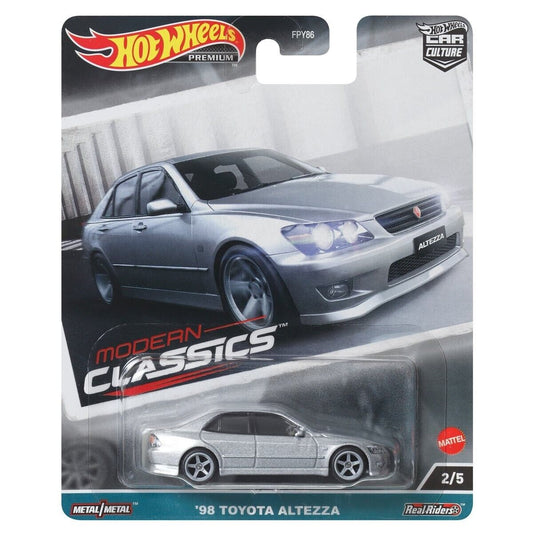 Hot Wheels Premium 2023 Modern Classics 2/5 '98 Toyota Altezza, silver