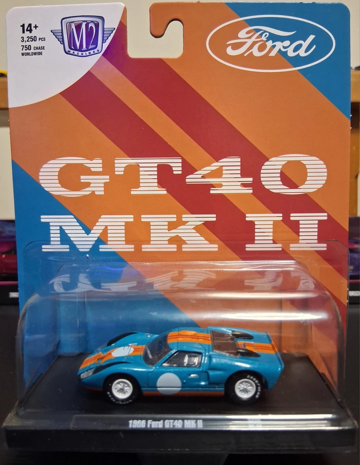 M2 Machines, 1966 Ford GT40 Mk II, blue