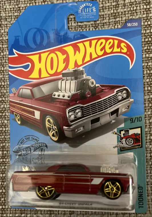 Hot Wheels 2020 #058/250 '64 Chevy Impala, red
