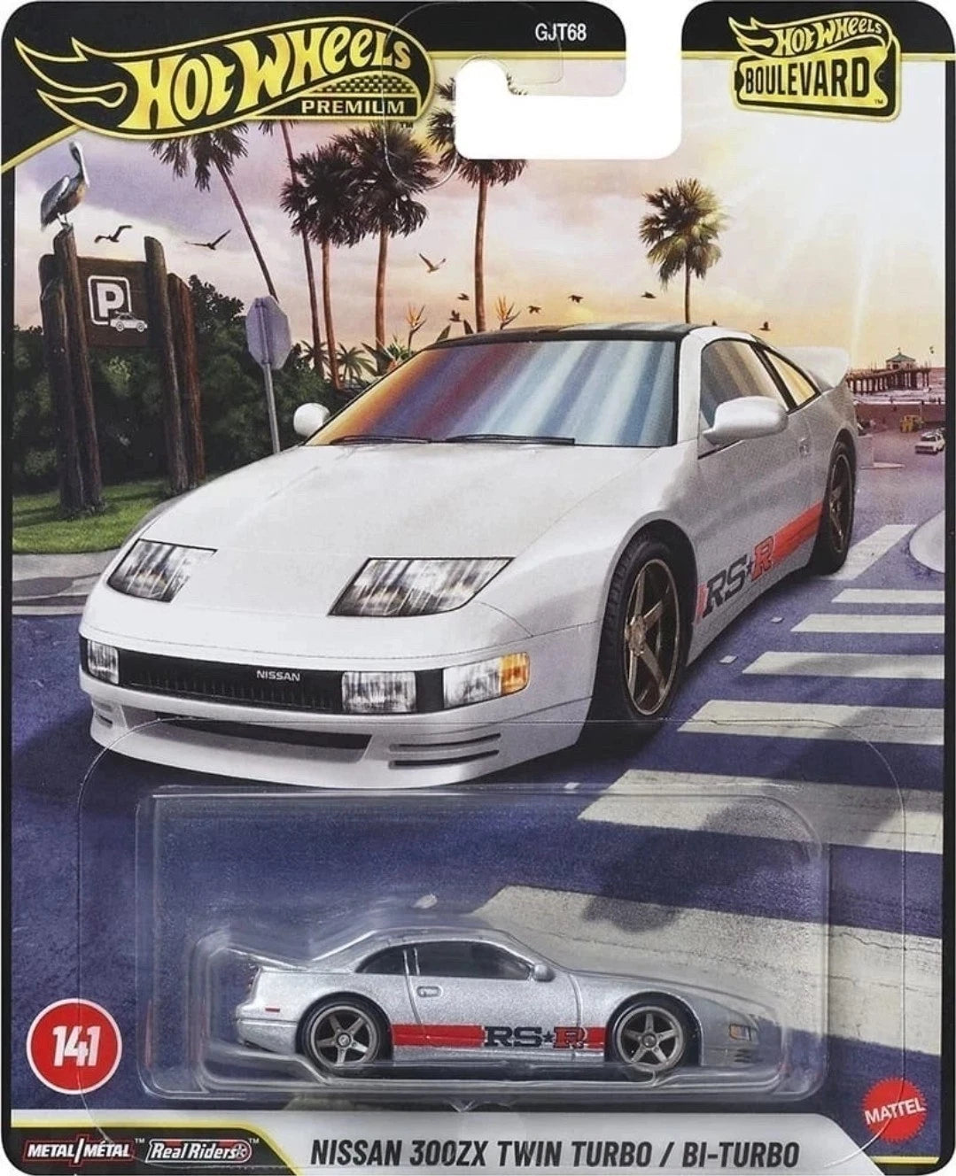 Hot Wheels Boulevard Series #141 Nissan 300ZX Twin Turbo, metalflake silver