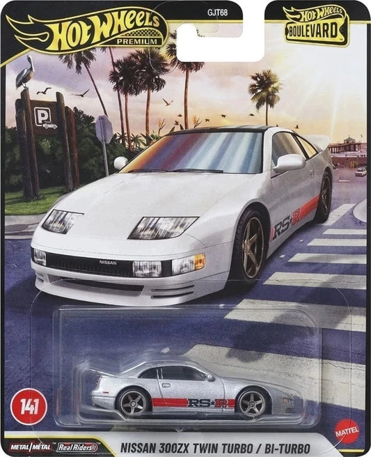 Hot Wheels Boulevard Series #141 Nissan 300ZX Twin Turbo, metalflake silver