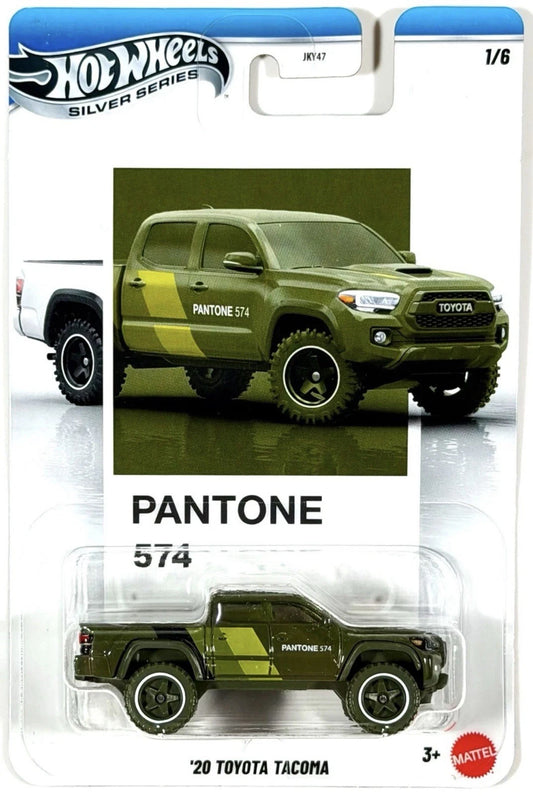 Hot Wheels 2026 Pantone Mix 2 1/6, '20 Toyota Tacoma, earthy forest gloom