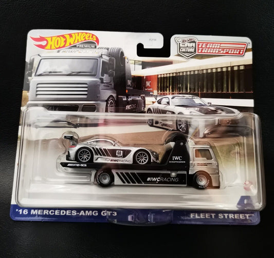 Hot Wheels Car Culture Team Transport #48 '16 Mercedes AMG GT3 & Fleet Street