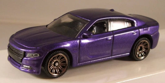 Matchbox 2022 #052/250 2018 Dodge Charger, NEW/LOOSE, purple