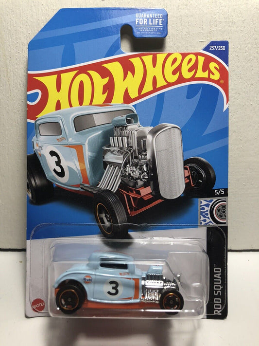 Hot Wheels 2022 #237/250 '32 Ford, Gulf racing blue