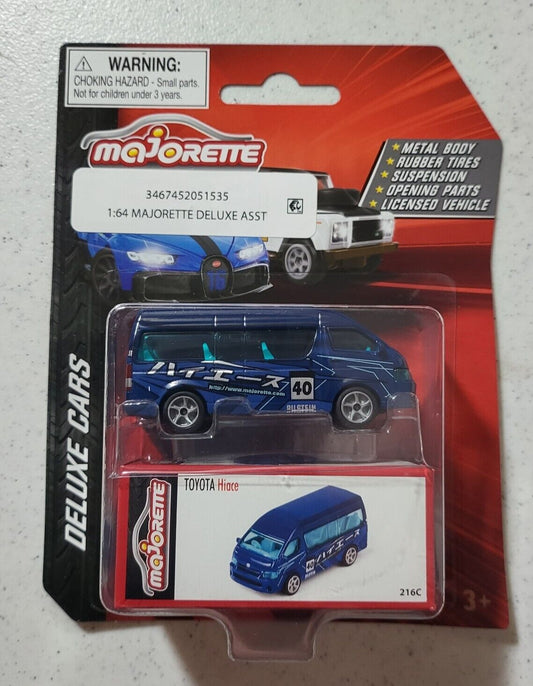 Majorette Deluxe Cars Toyota Hiace, blue