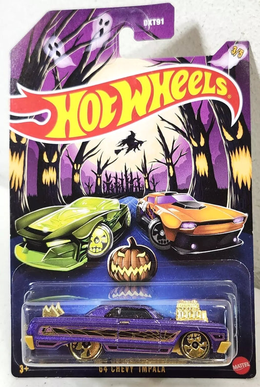 Hot Wheels 2024 Halloween '64 Chevy Impala, purple