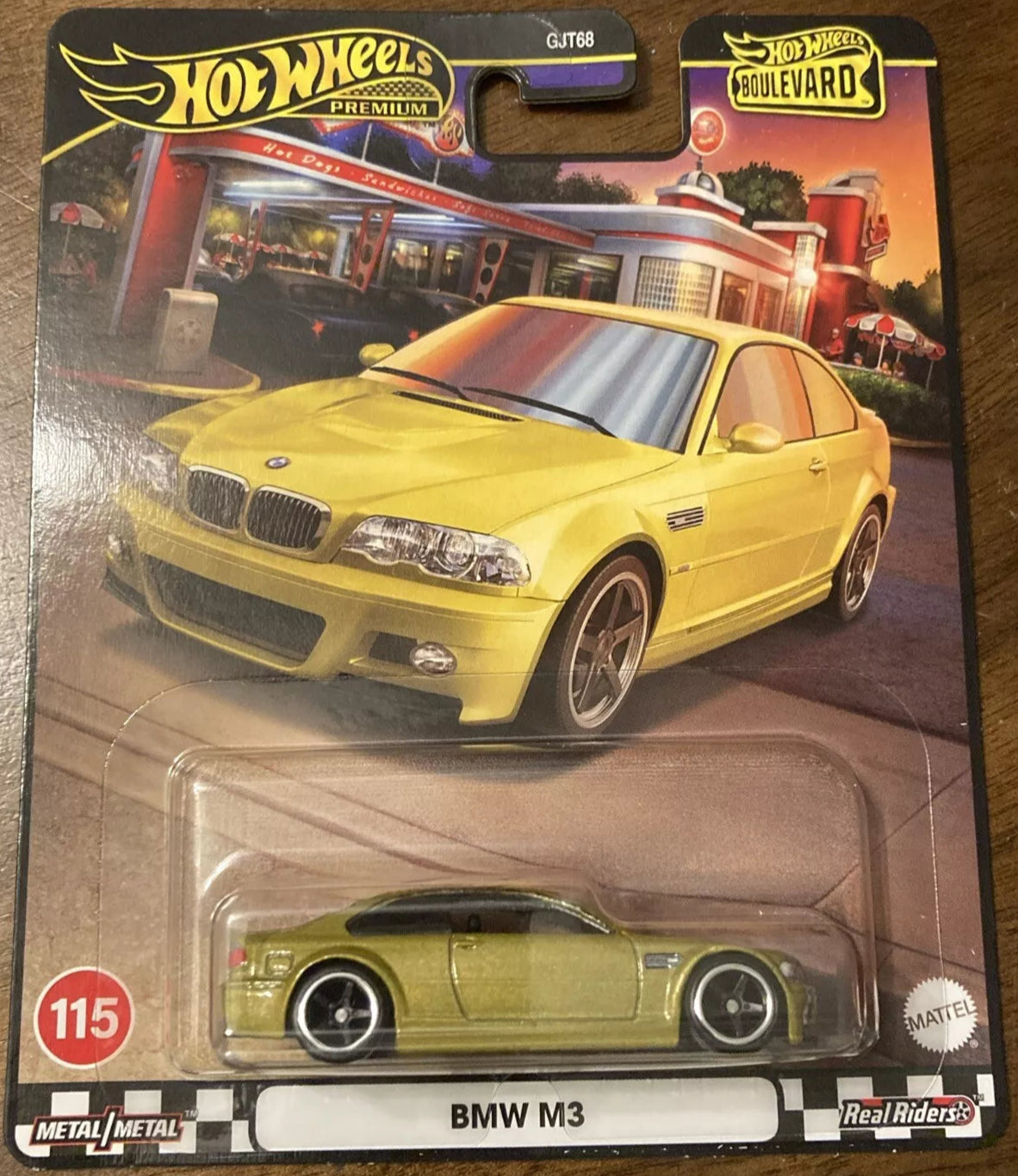 Hot Wheels Boulevard Series #115 BMW M3, yellow