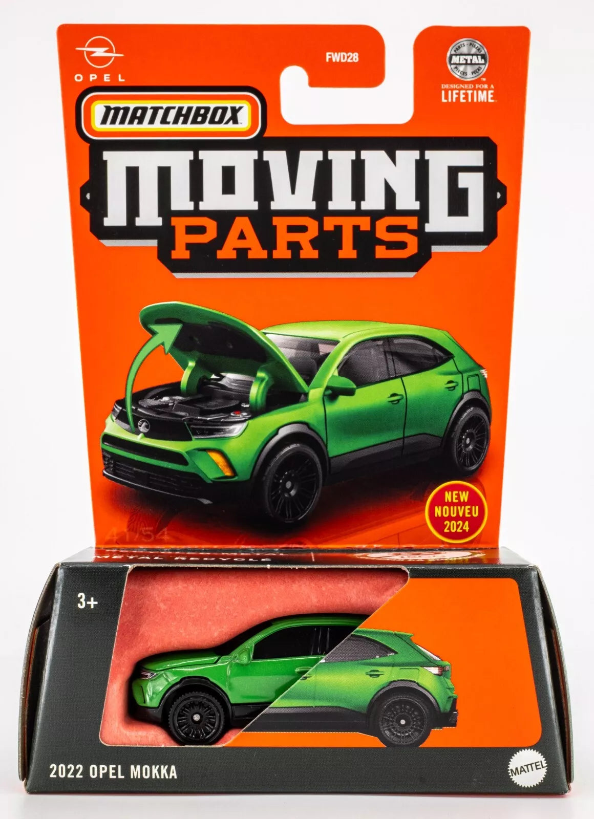 Matchbox 2024 Moving Parts 2022 Opel Mokka, green