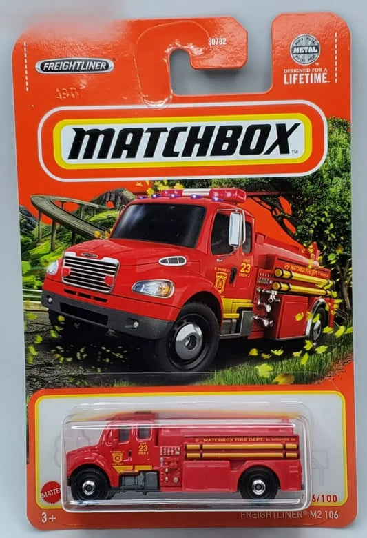 Matchbox 2024 #076/100 Freightliner M2 106, red