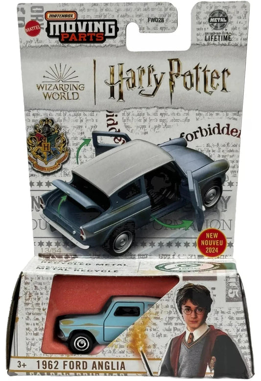 Matchbox 2024 Moving Parts 1962 Ford Anglia, blue