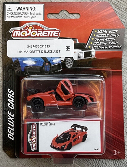 Majorette Deluxe Cars McLaren Senna, red