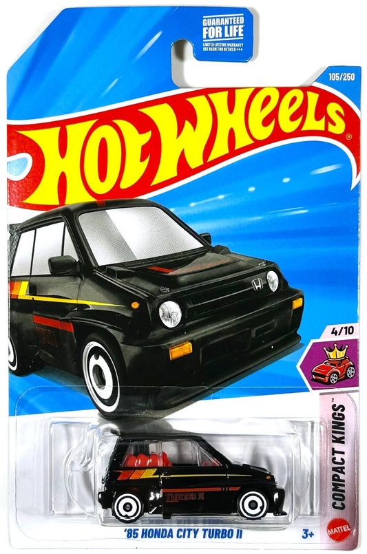 Hot Wheels 2026 #105/250 '85 Honda City Turbo II, black