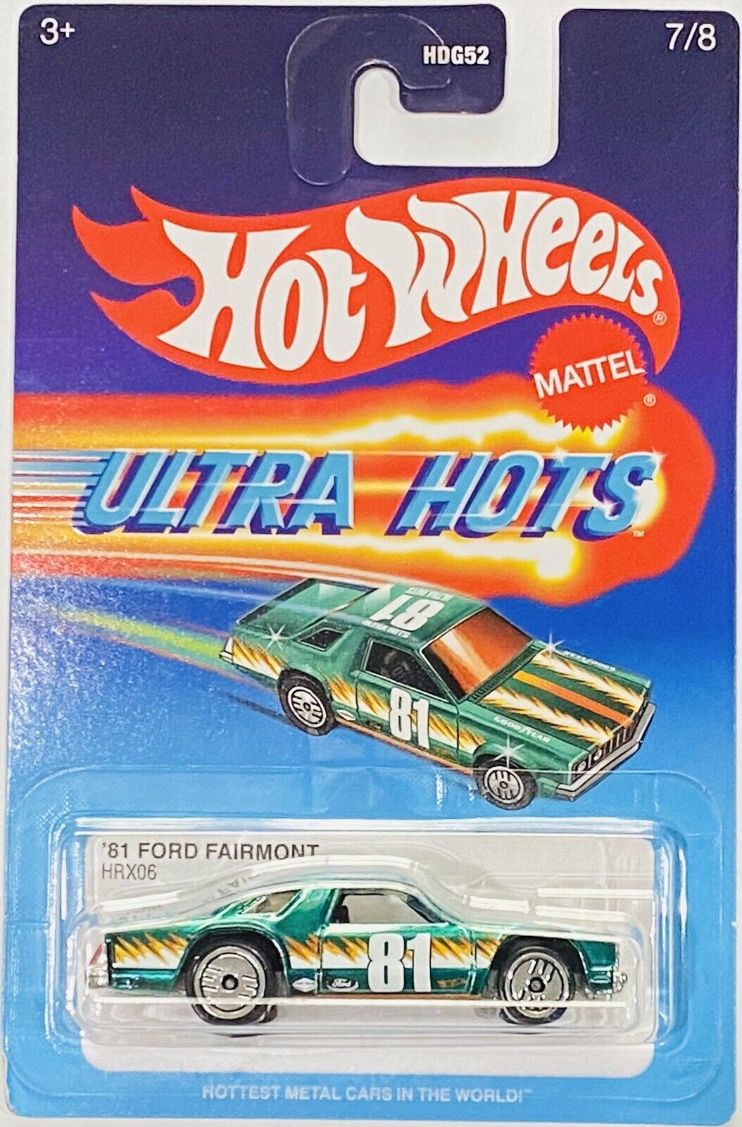 Hot Wheels 2024 Ultra Hots Mix A 7/8, '81 Ford Fairmont, spectraflame teal