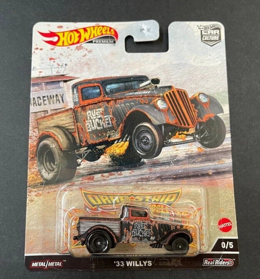 Hot Wheels 2023 Car Culture Drag Strip Demons 0/5 '33 Willys CHASE