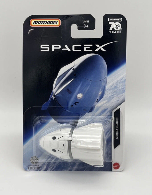 Matchbox 2023 #006/100 SpaceX Dragon, white