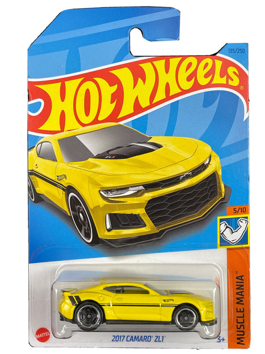 Hot Wheels 2023 #135/250 2017 Camaro ZL1, bright yellow