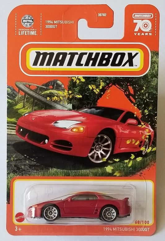 Matchbox 2023 #068/100 1994 Mitsubishi 3000GT, red