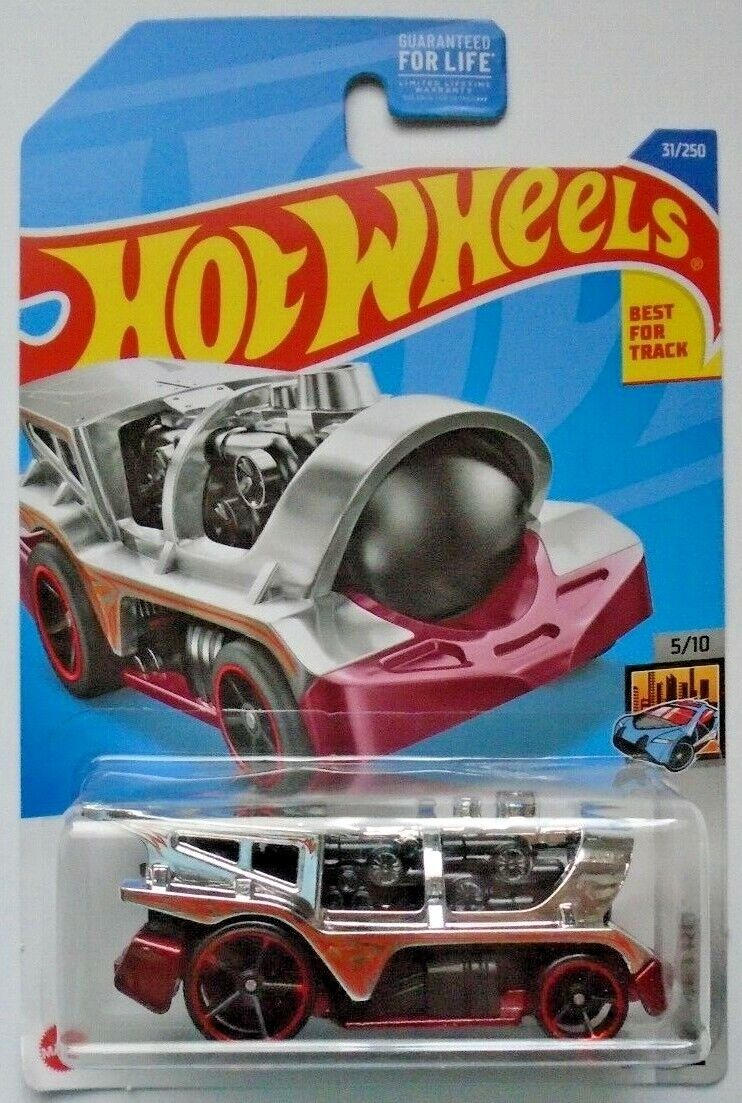 Hot Wheels 2022 #031/250 Loco Motorin', chrome