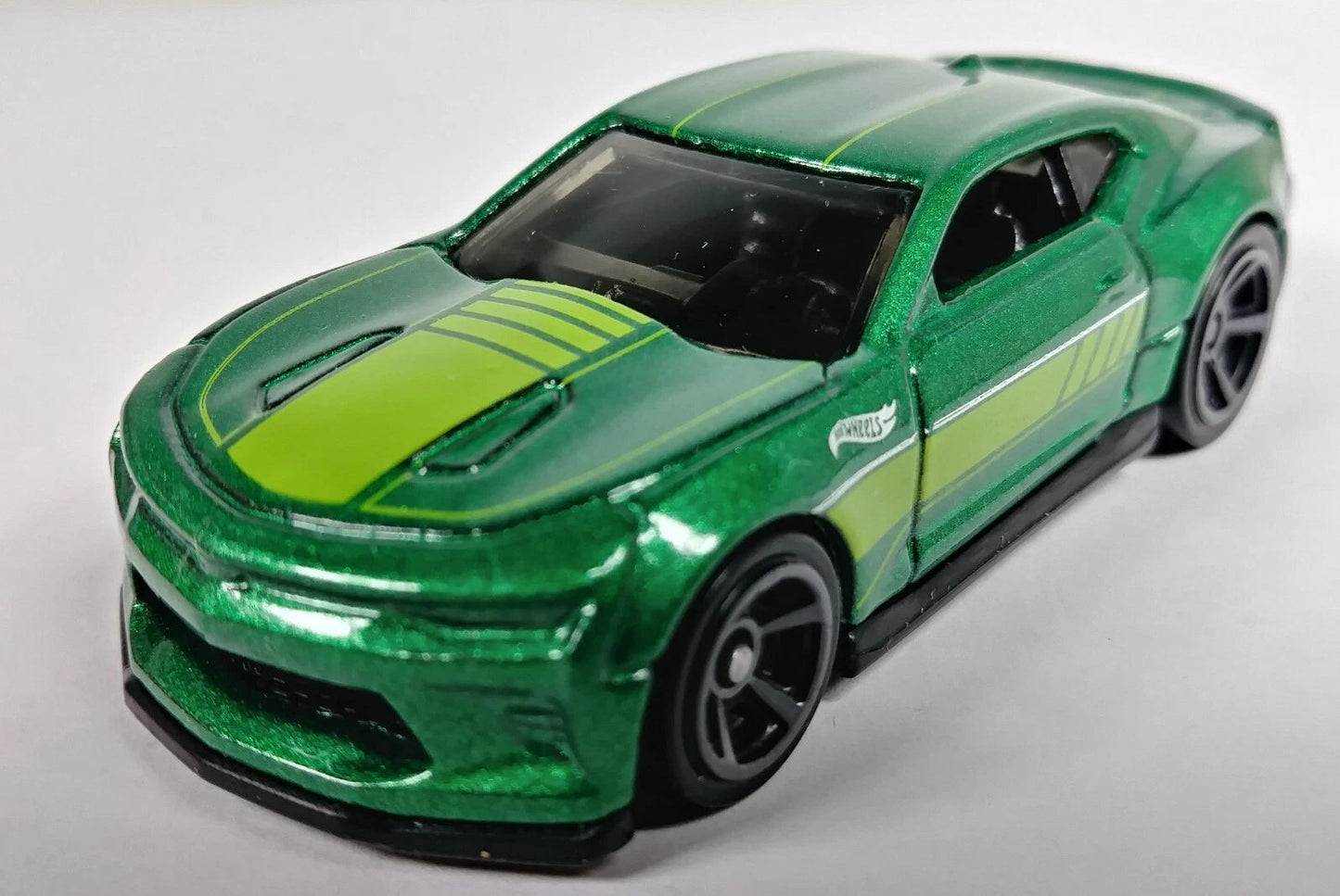 Hot Wheels 2022 #219/250, '18 Camaro SS, NEW/LOOSE, metalflake green