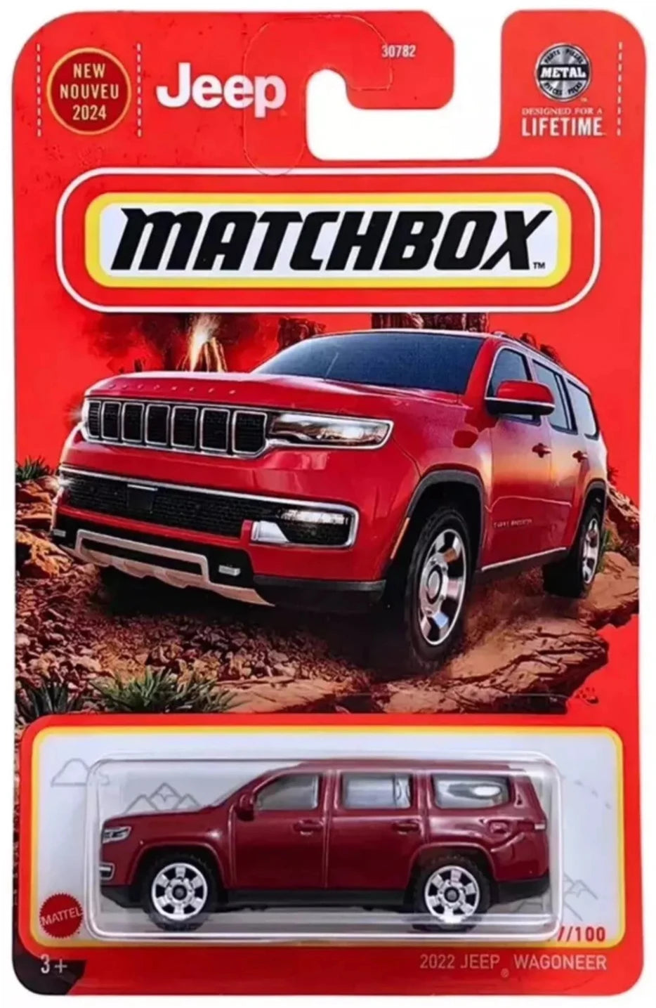 Matchbox 2024 #097/100 2022 Jeep Wagoneer, red