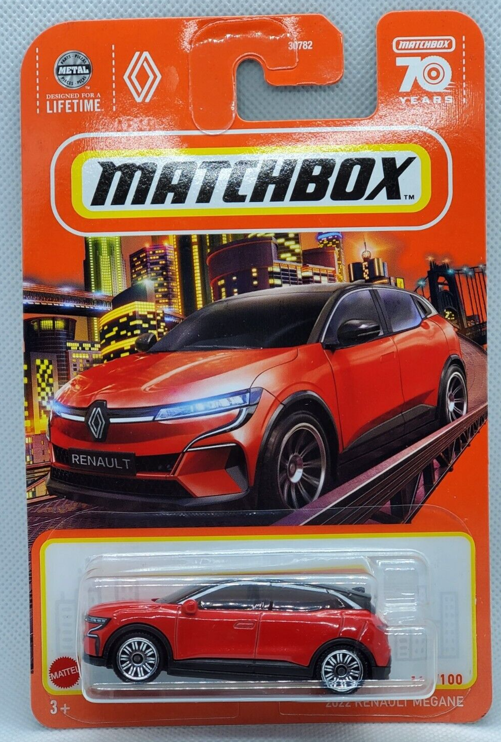 Matchbox 2023 #100/100 Renault Megane, red