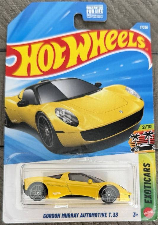 Hot Wheels 2026 #003/250 Gordon Murray Automotive T.33, yellow