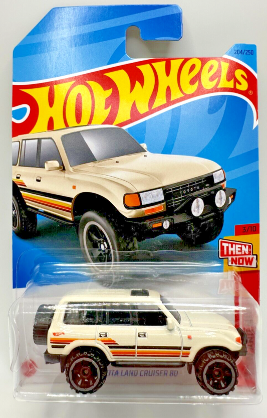 Hot Wheels 2023 #204/250 Toyota Land Cruiser 80, ivory