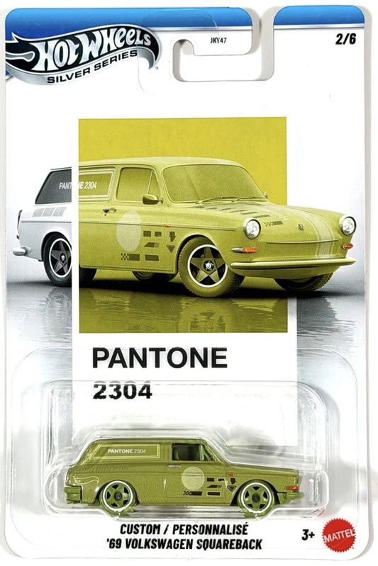 Hot Wheels 2026 Pantone Mix 2 2/6, Custom '69 Volkswagen Squareback, earthy meadow