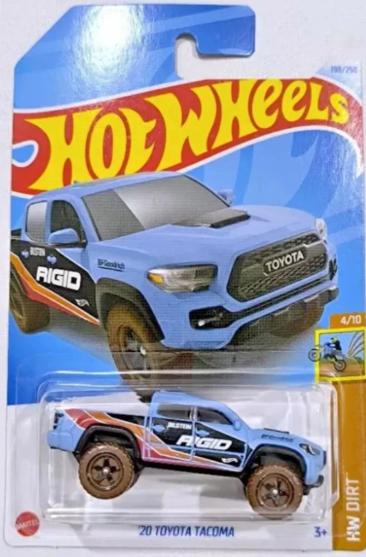 Hot Wheels 2024 #198/250 '20 Toyota Tacoma, cavalry blue