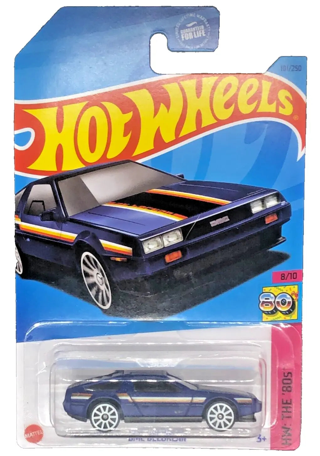 Hot Wheels 2023 #101/250 DMC DeLorean, multiple color options