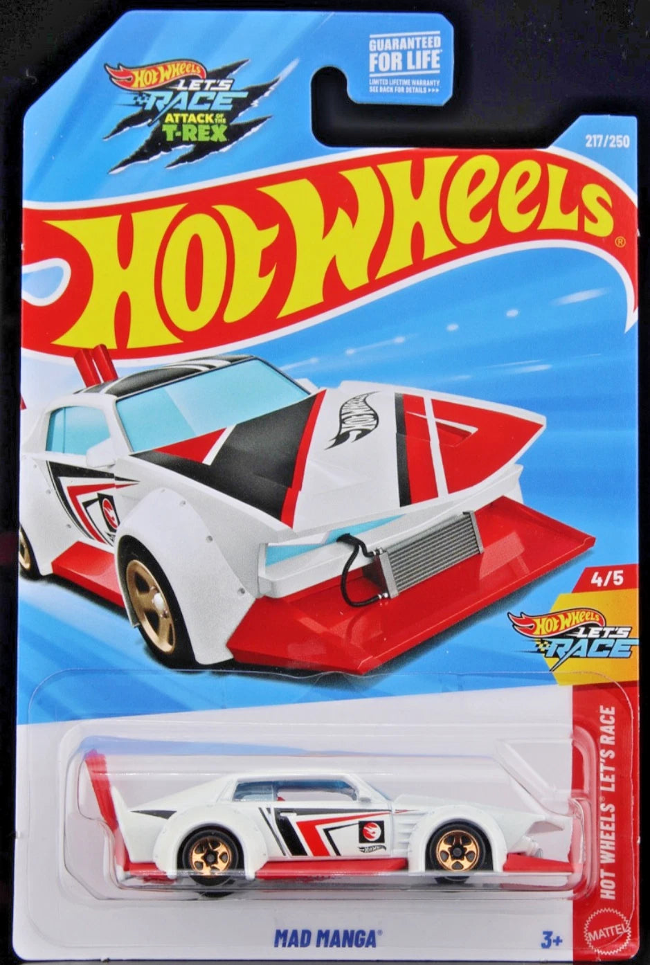 Hot Wheels 2026 #217/250, Mad Manga, TREASURE HUNT, white