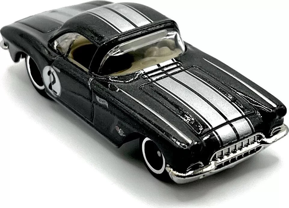 Hot Wheels 2023 #216/250 '62 Corvette, NEW/LOOSE, metalflake grey