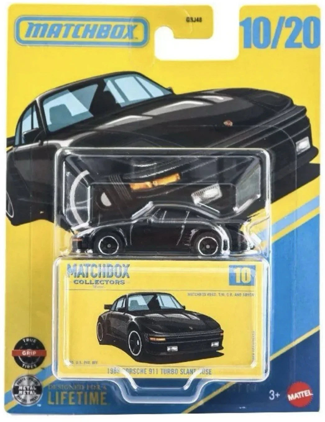 Matchbox 2026 Collectors 10/20 1988 Porsche 911 Turbo Slant Nose, black