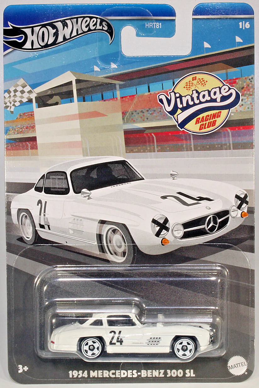 Hot Wheels 2024 Vintage Racing Club Mix A 1/6 1954 Mercedes-Benz 300 SL