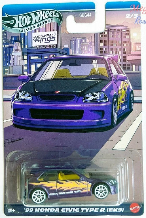 Hot Wheels 2026 Compact Kings 2/5, '99 Honda Civic Type R (EK9), purple