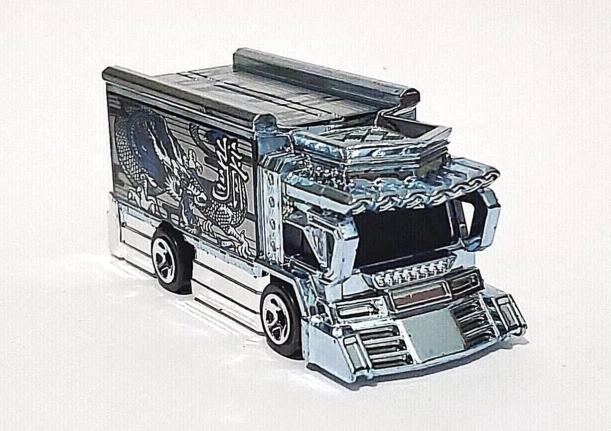 Hot Wheels 2022 #087/250 Raijin Express, NEW/LOOSE, blue chrome