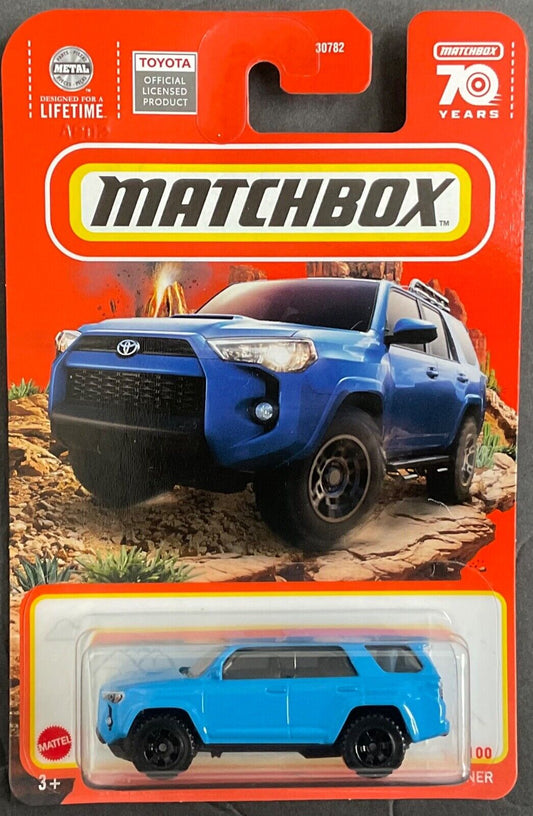 Matchbox 2023 #092/100 Toyota 4Runner, Voodoo Blue